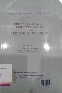 Scientific facilities and information services of the Republic of Indonesia