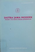 Sastra jawa modern : Periode 1920 sampai perang kemerdekaan