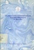 Sejarah dan Perkembangan sastra Indonesia di Maluku
