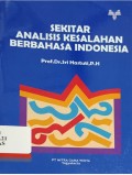 Sekitar Analisis Kesalahan Berbahasa Indonesia