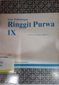 Serat Pedhalangan Ringgit Purwa IX