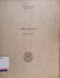 Siroi grammar