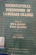 Sociocultural dimensions of language change
