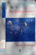 An introduction to sociolinguistics