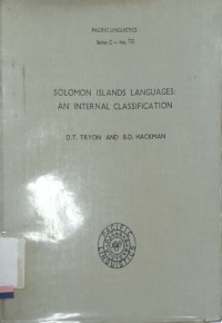 Solomon islands languages: an internal classification