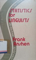 Statistics for Linguists