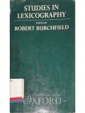 Studies in lexicography
