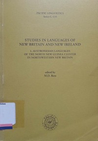 Studies in languages of new britain and ireland