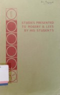 Studies Presented To robert B.Lees By His Students