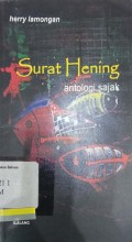 Surat hening: Antologi sajak