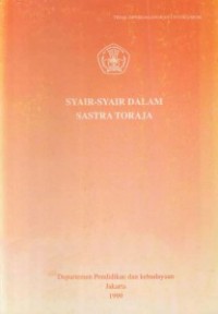 Syair-syair dalam sastra toraja