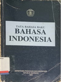 Tata bahasa baku bahasa Indonesia