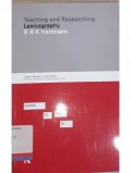 Teaching and researshing lexicography