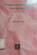Teaching and Researching Lexicography