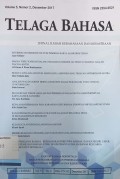 Telaga Bahasa: Jurnal Ilmiah Kebahasaan dan Kesastraan, Volume 5, Nomor 2, Desember 2017