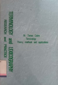 Terminology : Theory, Methods and Applications