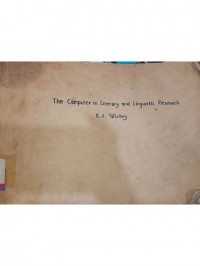 The computer in literary and linguistic research