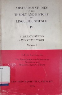 The Transformational-Generative Paradigm and Modern Linguistic Theory