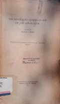 The Ventureno Confresionario of Jose Senan, O.F.M.