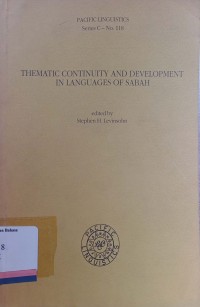 Thematic continuity and development in language of sabah