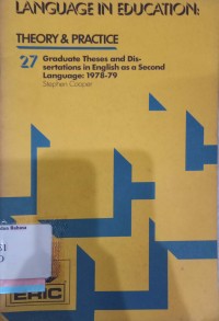 Language in Education : Theory and Practice