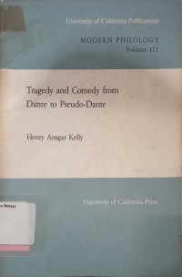 Tragedy and comedy from dante to pseudo-dante