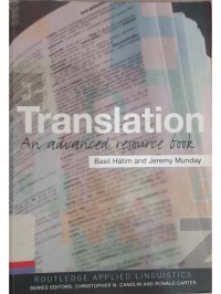 Translation an advanced resource book