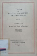 Resume of a theory of language