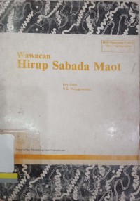 Wawacan hirup sabada maot
