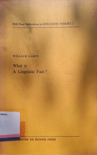 What is a linguistic fact ?