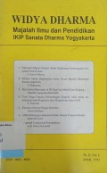 Widya dharma: majalah ilmu dan pendidikan ikip sanata dharma yogyakarta, th. ii. No. 2 april 1992