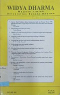 Widya Dharma: majalah ilmiah Universitas Sanata Dharma, No. 2, Th. IX, April 1999
