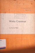 Wintu grammar