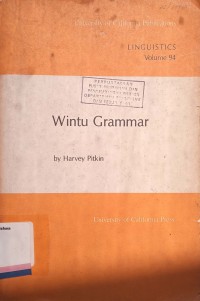 Wintu grammar